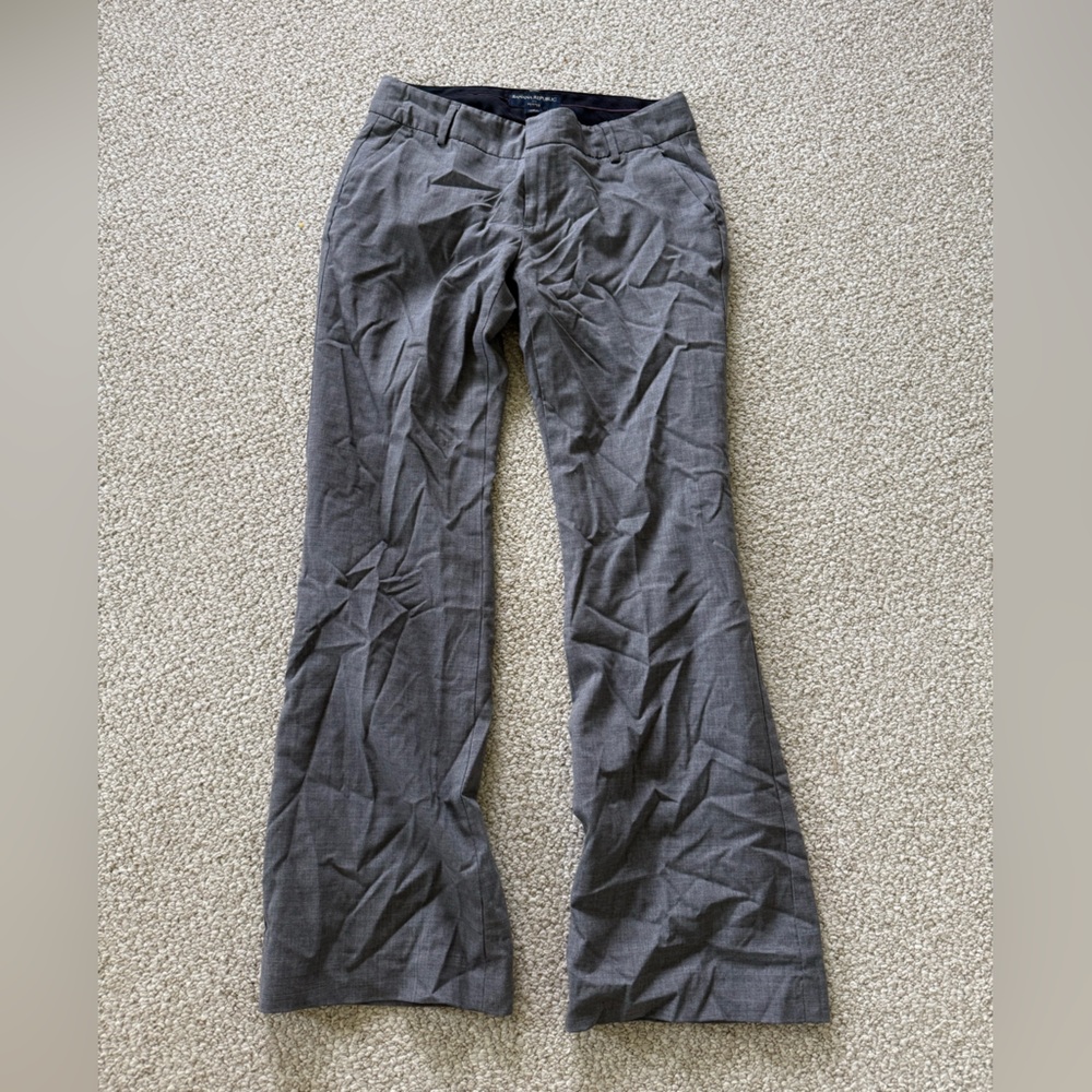 Banana Republic Gray Flare Pants